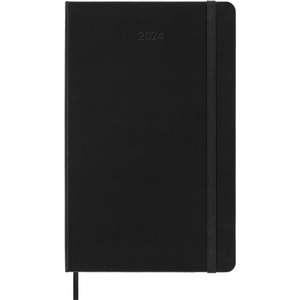 Moleskine 2024 12-Month Weekly Horizontal Large Hardcover Notebook: Black de Moleskine