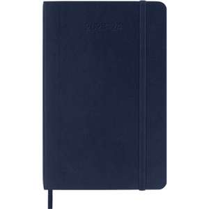 Moleskine 2024 18-Month Weekly Pocket Softcover Notebook: Sapphire Blue de Moleskine