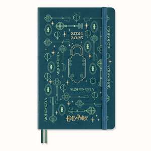 Moleskine Ltd. Ed. Harry Potter 2025 18-Month Weekly Large Hardcover Notebook: Alohomora de Moleskine