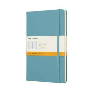 Moleskine Reef Blue Notebook Large Ruled Hard de Moleskine