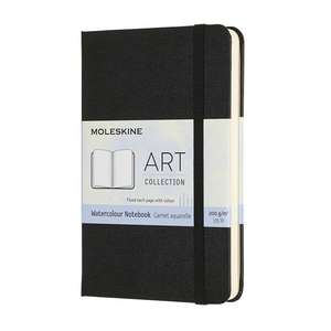 Moleskine Art Pocket Watercolour Notebook: Black de Moleskine