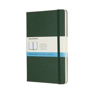 Moleskine Large Dotted Hardcover Notebook: Myrtle Green de Moleskine