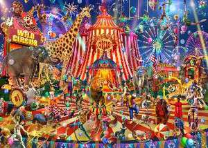 Brain Tree - Wild Circus 1000 Pieces Jigsaw Puzzle for Adults