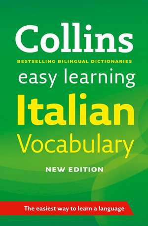 Easy Learning Italian Vocabulary de Collins Dictionaries