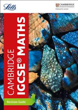 Cambridge IGCSE(TM) Maths Revision Guide de Letts Cambridge IGCSE