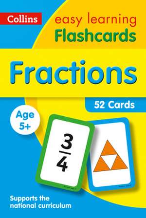 Collins Easy Learning Ks1 - Fractions Flashcards de Collins Easy Learning