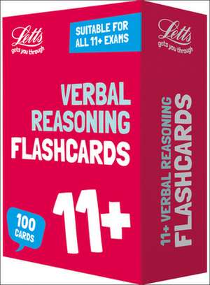 11+ Verbal Reasoning Flashcards de Letts 11