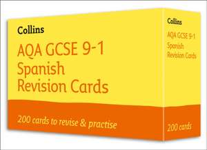 New AQA GCSE 9-1 Spanish Vocabulary Revision Flashcards de Collins GCSE