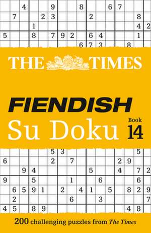 The Times Fiendish Su Doku: Book 14 de The Times Mind Games