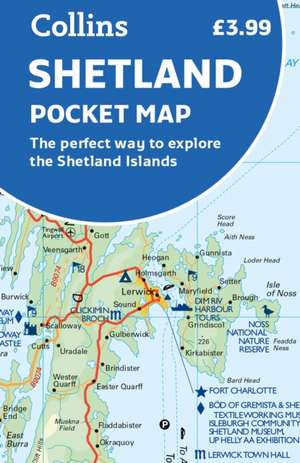 Shetland Pocket Map de Collins Maps