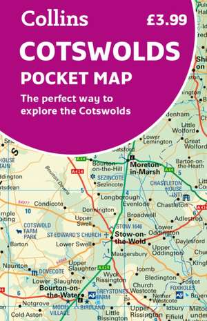 Cotswolds Pocket Map de Collins Maps