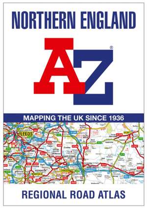 Northern England A-Z Road Atlas de A-Z Maps