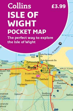 Isle of Wight Pocket Map de Collins