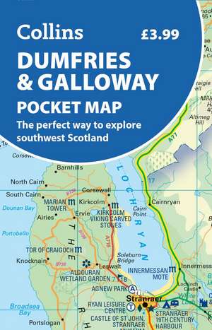 Dumfries & Galloway Pocket Map de Collins Maps