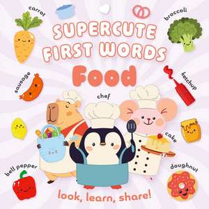 XSUPERCUTE FIRST WORDS PB de Miles Kelly