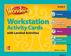 Reading Wonders, Grade 2, Workstation Activity Cards Package Grade 2