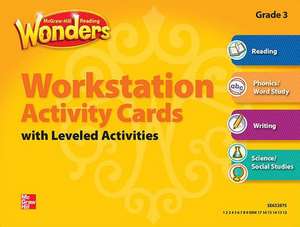 Reading Wonders, Grade 3, Workstation Activity Cards Package