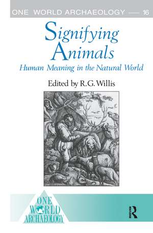 Signifying Animals de Roy Willis