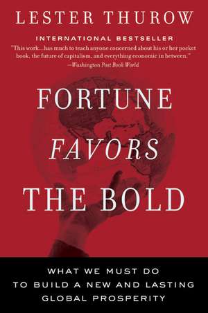 Fortune Favors the Bold: What We Must Do to Build a New and Lasting Global Prosperity de Lester C Thurow