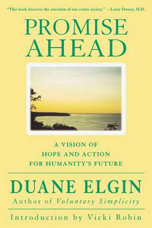 Promise Ahead: A Vision of Hope and Action for Humanity's Future de Duane Elgin