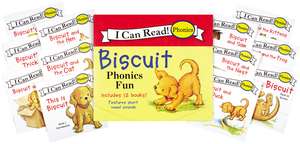 Biscuit 12-Book Phonics Fun!: Includes 12 Mini-Books Featuring Short and Long Vowel Sounds de Alyssa Satin Capucilli