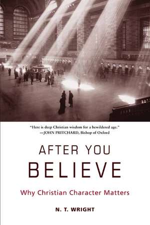 After You Believe: Why Christian Character Matters de N. T. Wright