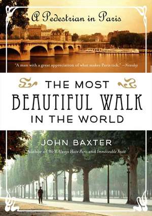 The Most Beautiful Walk in the World: A Pedestrian in Paris de John Baxter