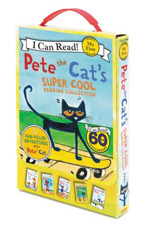 Pete the Cat's Super Cool Reading Collection: 5 I Can Read Favorites! de James Dean