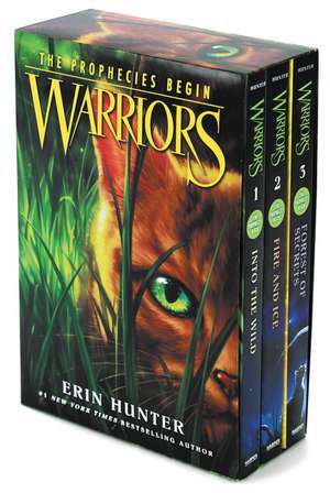 Warriors Box Set: Volumes 1 to 3: Into the Wild, Fire and Ice, Forest of Secrets de Erin Hunter