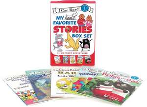 I Can Read My Favorite Stories Box Set: Happy Birthday, Danny and the Dinosaur!; Clark the Shark: Tooth Trouble; Harry and the Lady Next Door; The Berenstain Bears: Down on the Farm; Splat the Cat Makes Dad Glad de Various