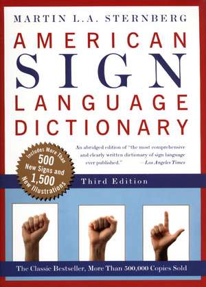 American Sign Language Dictionary-Flexi de Martin L. Sternberg