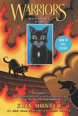 Warriors Manga: Ravenpaw's Path: 3 Full-Color Warriors Manga Books in 1: Shattered Peace, A Clan in Need, The Heart of a Warrior de Erin Hunter