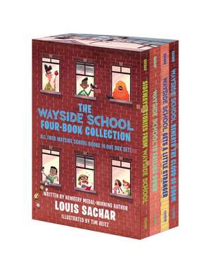 The Wayside School 4-Book Box Set: Sideways Stories from Wayside School, Wayside School Is Falling Down, Wayside School Gets a Little Stranger, Wayside School Beneath the Cloud of Doom de Louis Sachar