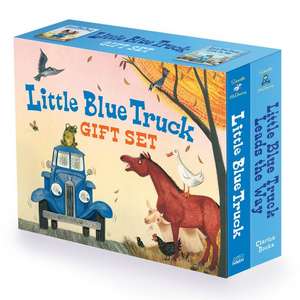 Little Blue Truck 2-Book Gift Set: Little Blue Truck Board Book, Little Blue Truck Leads the Way Board Book de Alice Schertle