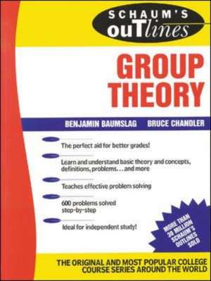 Schaum's Outline of Group Theory de B. Baumslag