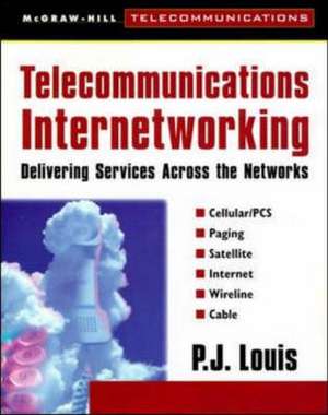 Telecommunications Internetworking: Delivering Services Across the Networks de P. J. Louis