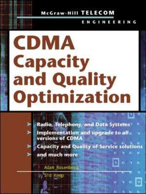 CDMA Capacity and Quality Optimization de Adam Rosenberg