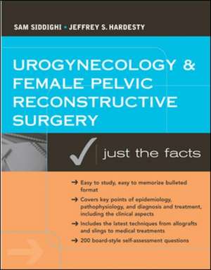 Urogynecology and Female Pelvic Reconstructive Surgery: Just the Facts de Sam Siddighi