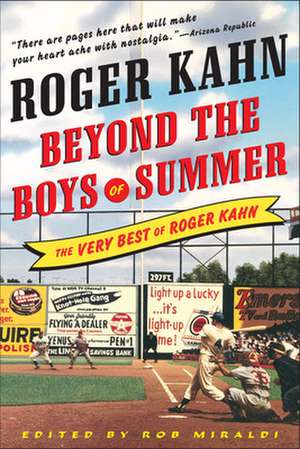 Beyond the Boys of Summer de Roger Kahn