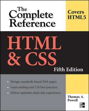 HTML & CSS: The Complete Reference, Fifth Edition de Thomas Powell