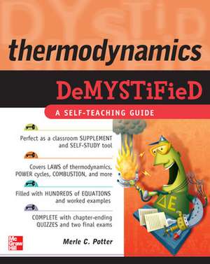 Thermodynamics DeMYSTiFied de Merle Potter