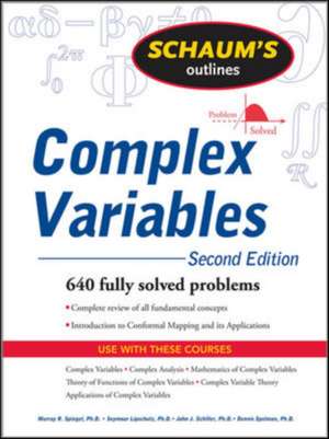 Schaum's Outline of Complex Variables, 2ed de Murray Spiegel