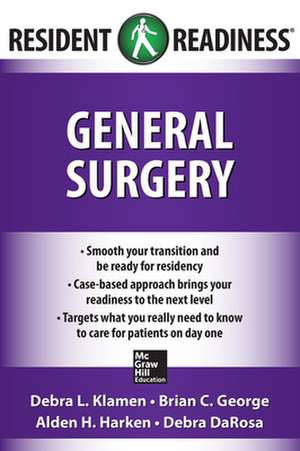 Resident Readiness General Surgery de Debra Klamen