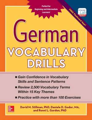 German Vocabulary Drills de David Stillman