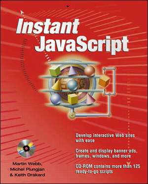 Instant JavaScript de Martin Webb