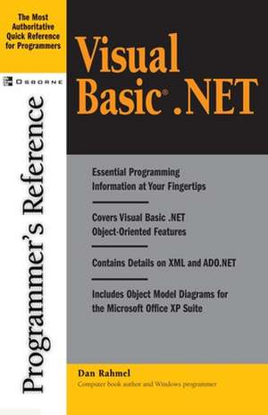 Visual Basic.Net Programmer's Reference de Dan Rahmel