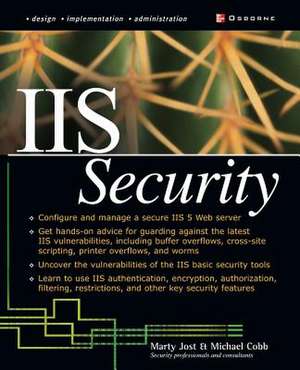 IIS Security de Marty Jost