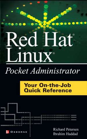 Red Hat Linux Pocket Administrator de Richard Petersen