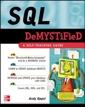 SQL Demystified de Andrew Oppel