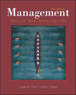 Management: Skills and Application with PowerWeb de Leslie Rue